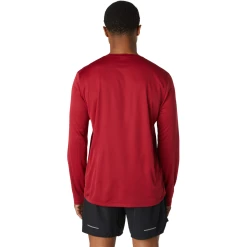 Acheter ⌛ Course A Pied Homme Asics T-shirt Manches Longues Asics Katakana Lite-show ROUGE 😀