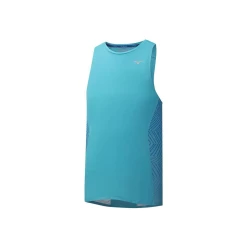 Le moins cher 🤩 Running Homme Mizuno Mizuno Aero Tank BLEU 😀