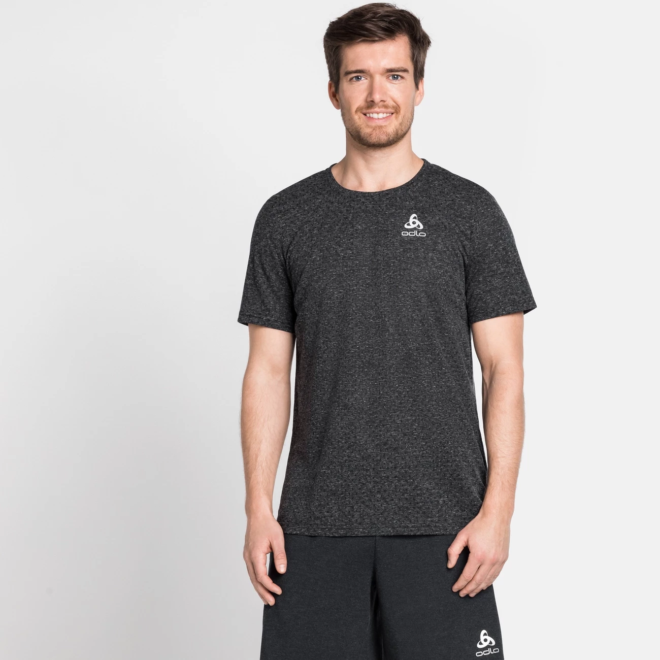 Remise 😍 Fitness Homme Odlo T-shirt Odlo Millennium Linencool NOIR 😉 – Image 2