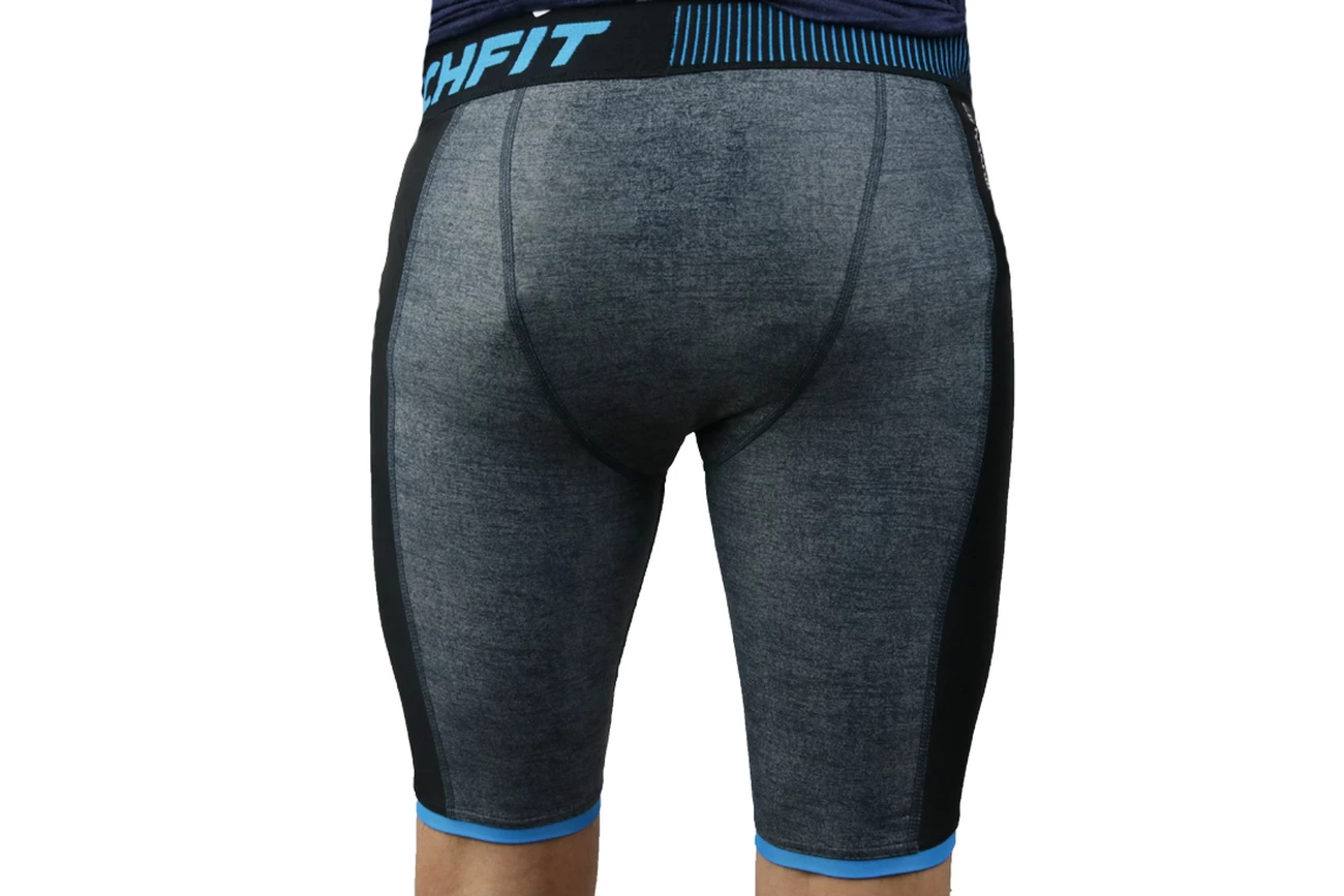 Promo ✔️ Outdoor Homme Adidas Performance Adidas Techfit Chill Short Tights S27030 GRIS 🎉 – Image 4