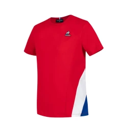 Budget 🔔 Mode- Lifestyle Enfant Le Coq Sportif T-shirt Enfant Le Coq Sportif Tri N°1 ROUGE ⭐