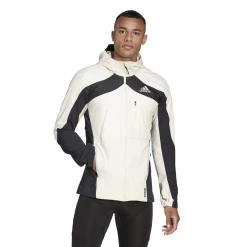 Meilleure affaire ❤️ Course A Pied Homme Adidas Veste Adidas Ocean Marathon Primeblue BLANC ⌛