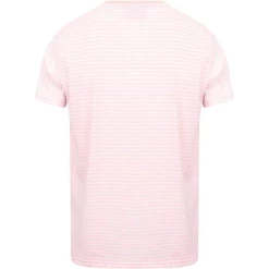 Acheter ✨ Running Homme South Shore South Shore T-shirt Rayé Avec Poche Poitrine Rose/blanc Homme ROSE 🔥
