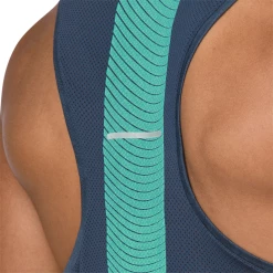 Remise 😀 Course A Pied Homme Asics Débardeur Asics Cool Singlet BLEU 🛒