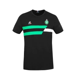 Budget 💯 Football Adulte Le Coq Sportif T-shirt Présentation As Saint-etienne 2021/22 NOIR 🎁