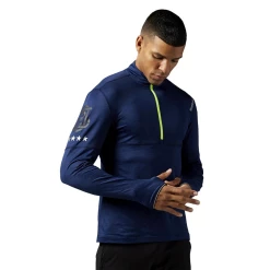 Vente flash 👍 Running Homme Reebok Reebok Osr Ls 14 Zip BLEU 😍