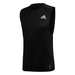 Nouveau 😀 Course A Pied Homme Adidas T-shirt Adidas Own The Run Sleeveless NOIR 🌟