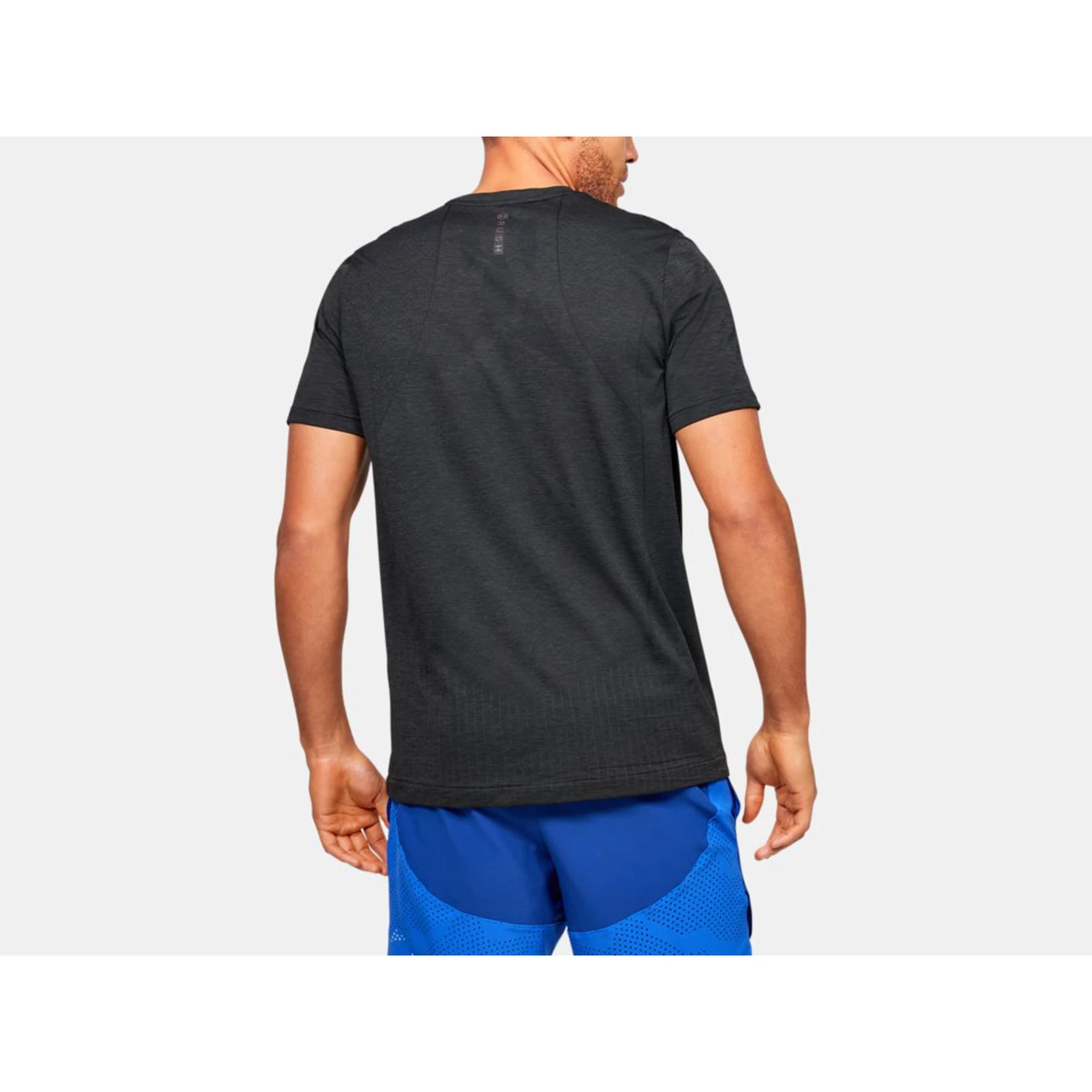 Remise ⭐ Fitness Homme Under Armour T-shirt Under Armour Rush™ Seamless Fitted NOIR ✨ – Image 4