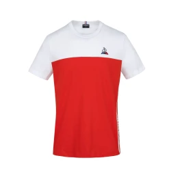 Vente flash 👏 Mode- Lifestyle Homme Le Coq Sportif T-shirt Le Coq Sportif Saison 1n°3 BLANC 😀