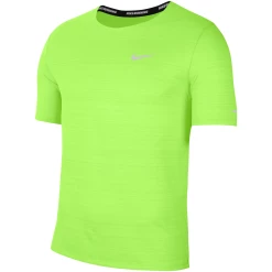 Meilleure affaire ❤️ Course A Pied Homme Nike T-shirt Nike Dri-fit Miler VERT 🧨