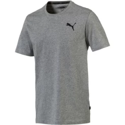 Coupon 💯 Running Homme Puma Puma - T-shirt De Sport Logo - Coupe Regular - Gris - Homme GRIS 🎉