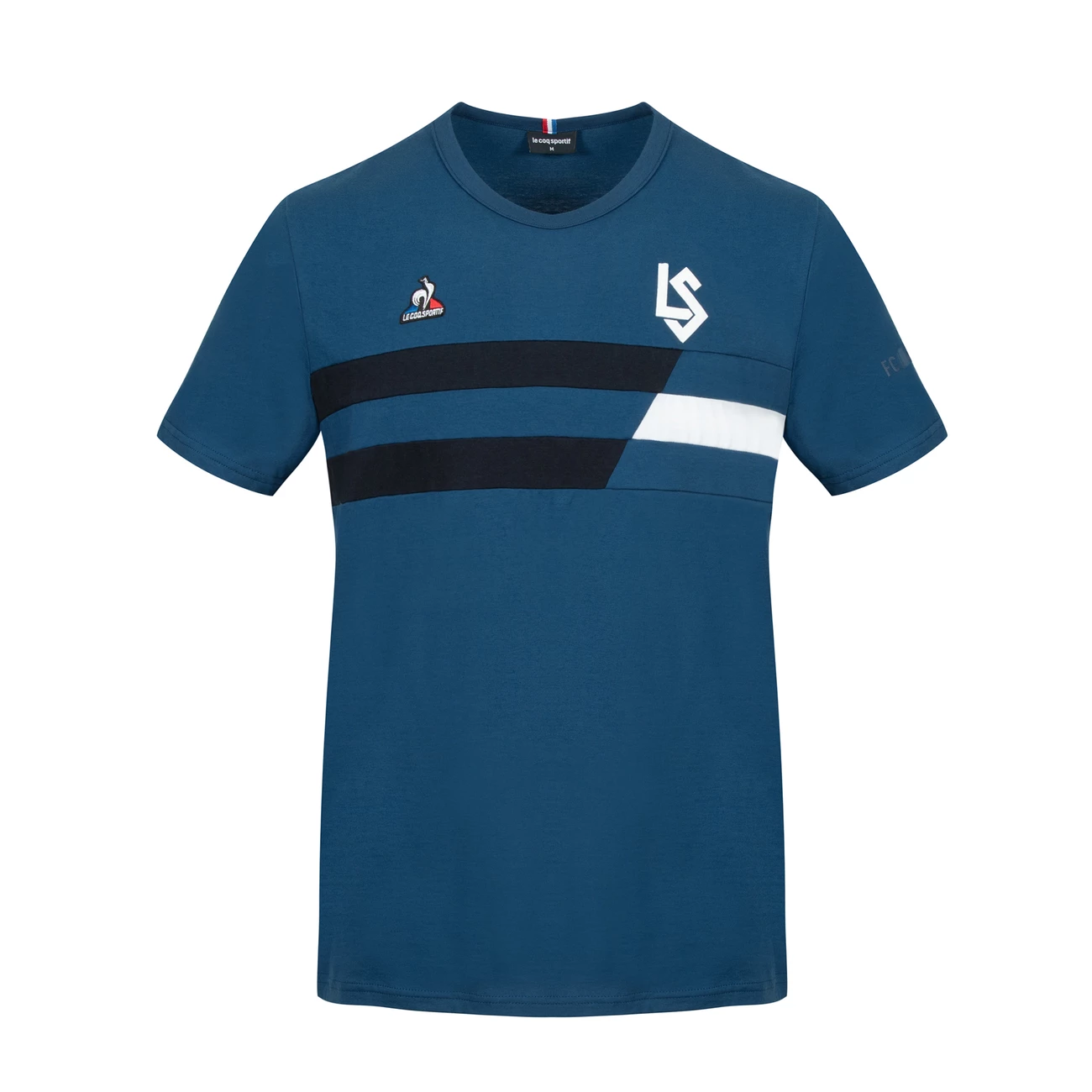 Grosses soldes 🎉 Football Adulte Le Coq Sportif T-shirt De Présentation Fc Lausanne-sport BLEU 😍